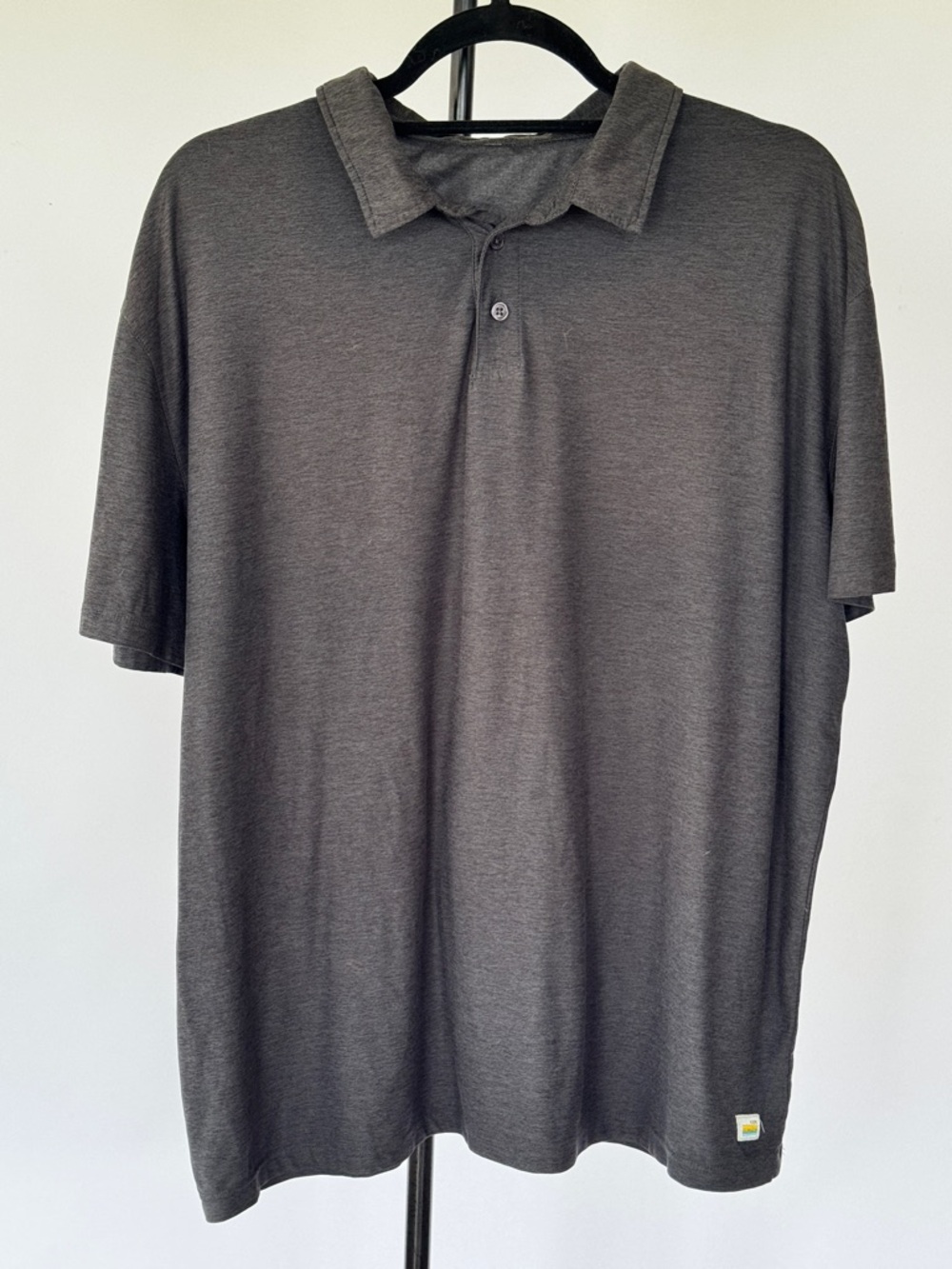 Vuori Charcoal Gray Short-Sleeve Polo